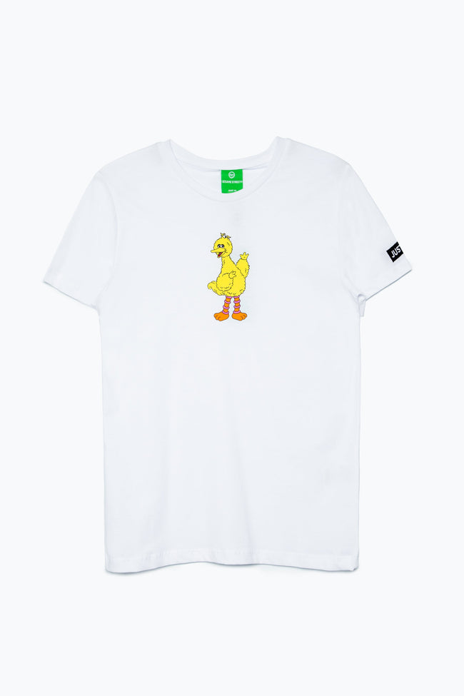 Hype X Sesame Street Big Bird White Logo Kids T-Shirt