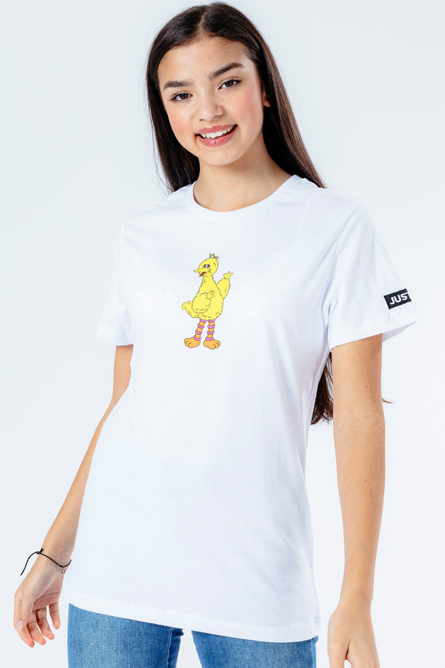 Hype X Sesame Street Big Bird White Logo Kids T-Shirt