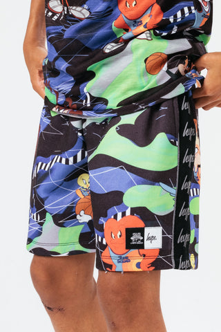 SPACE JAM X HYPE. TUNE SQUAD CAMO KIDS SHORTS