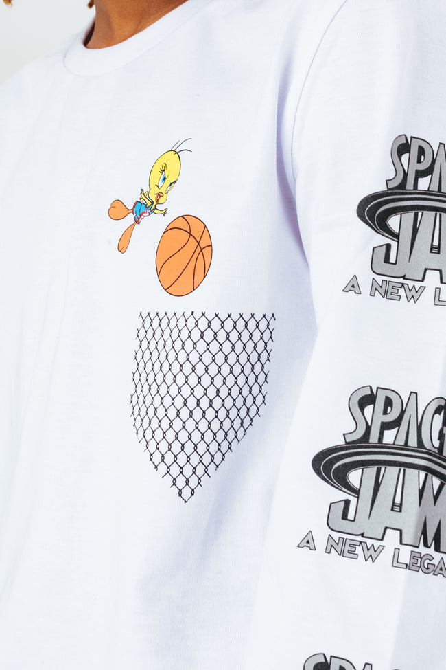 SPACE JAM X HYPE. SPACE JAM TWEETY BASKETBALL KIDS L/S T-SHIRT