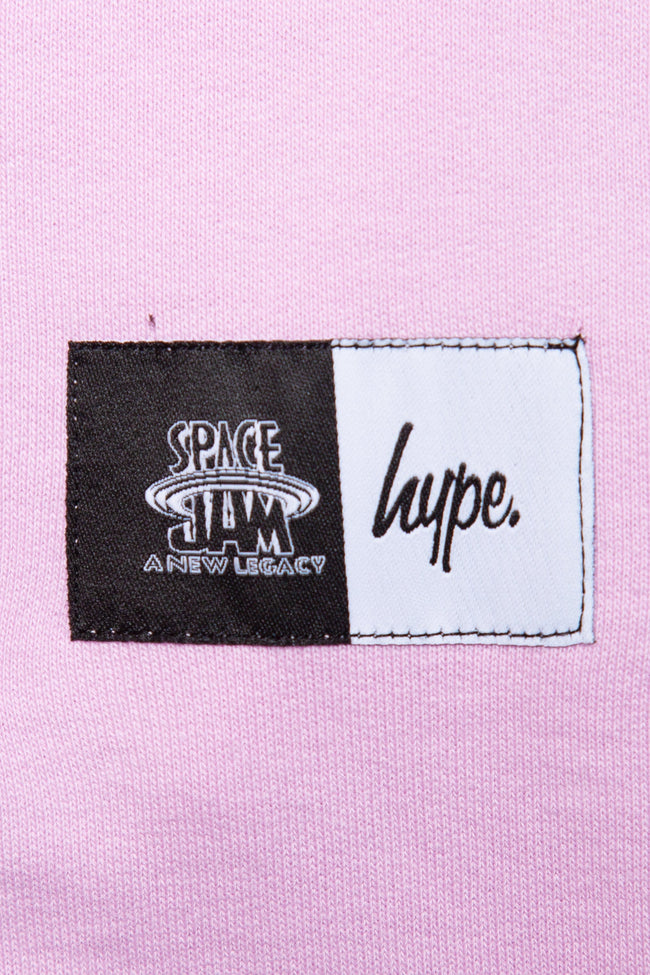 SPACE JAM X HYPE. LILAC TWEETY AND SYLVESTER GIRLS JOGGERS