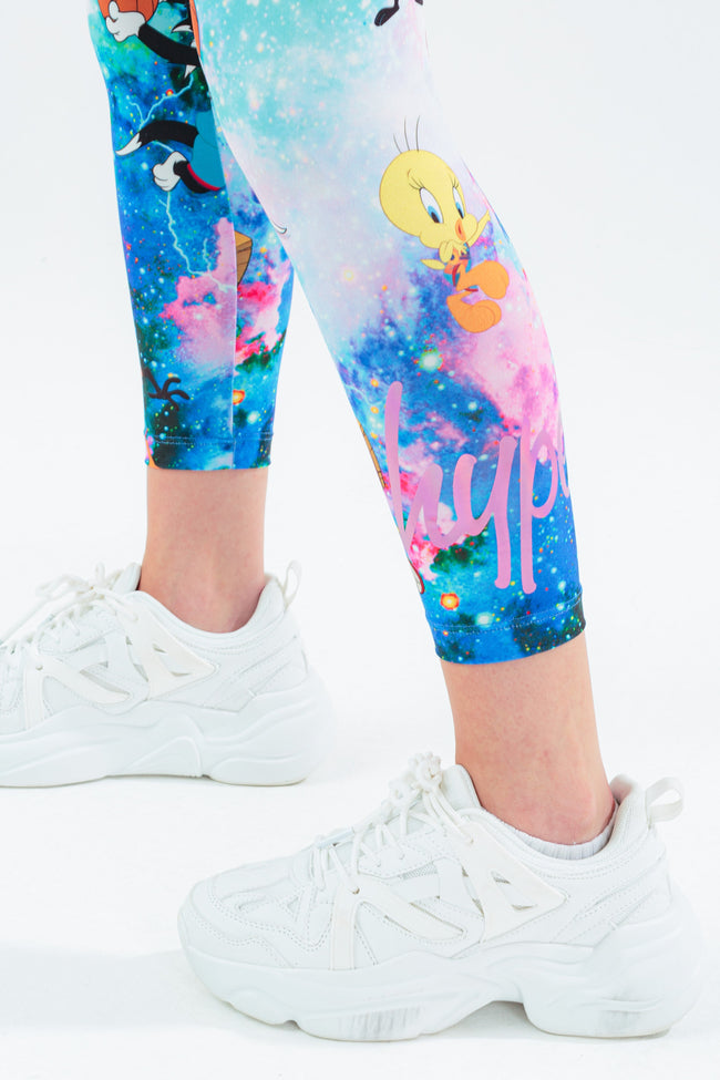 SPACE JAM X HYPE. GALACTIC TOON SQUAD KIDS LEGGINGS