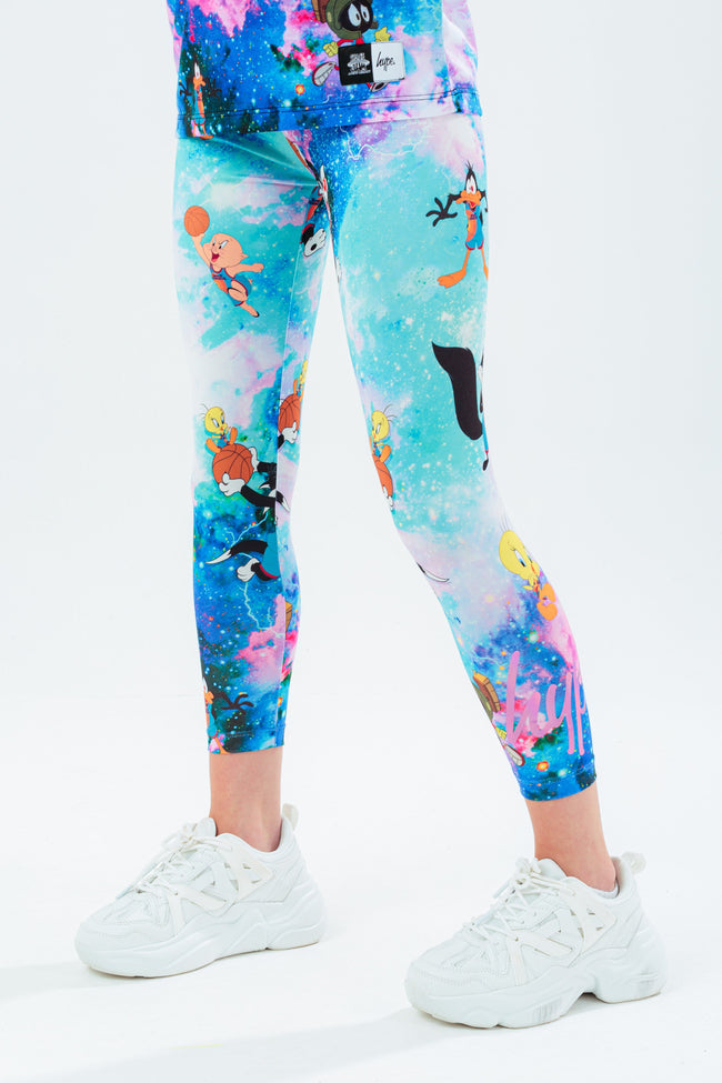 SPACE JAM X HYPE. GALACTIC TOON SQUAD KIDS LEGGINGS