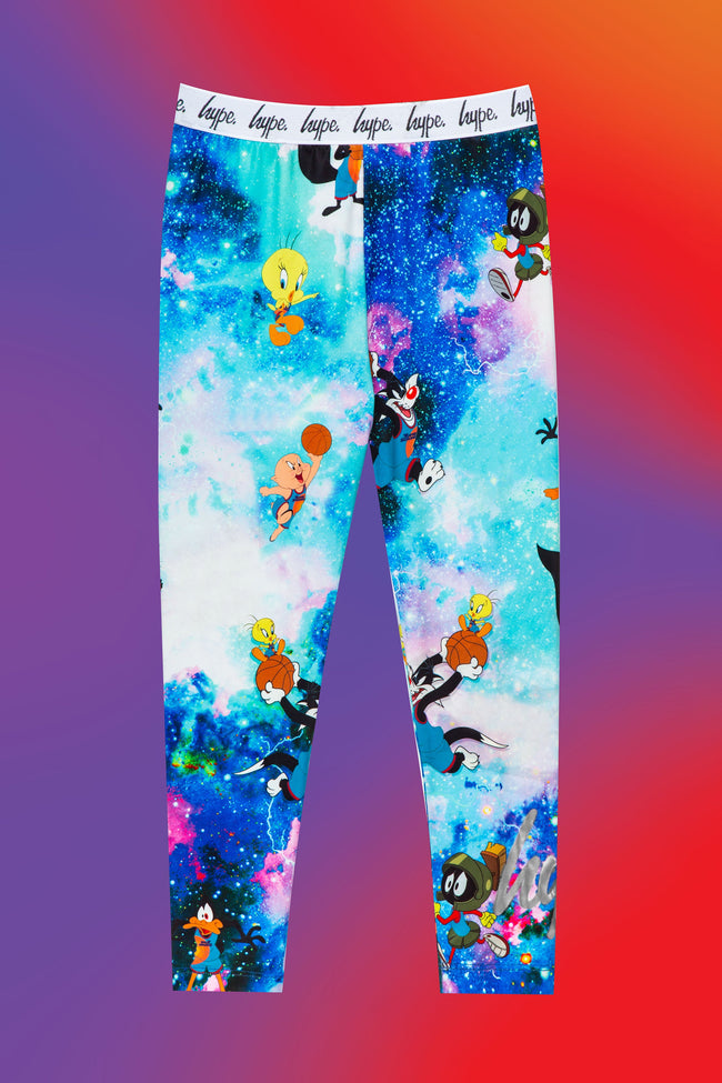 SPACE JAM X HYPE. GALACTIC TOON SQUAD KIDS LEGGINGS