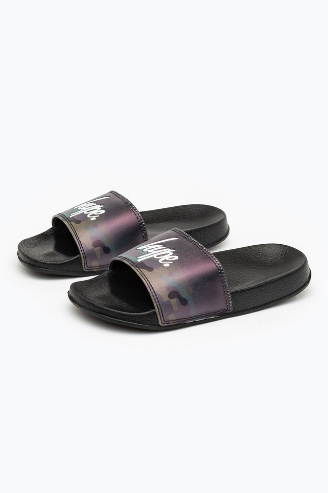 HYPE CAMO FADE KIDS SLIDERS