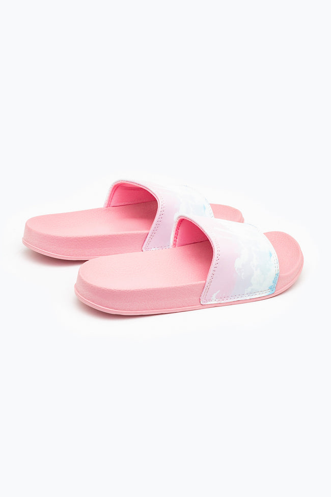 Hype Cloud Fade Kids Sliders