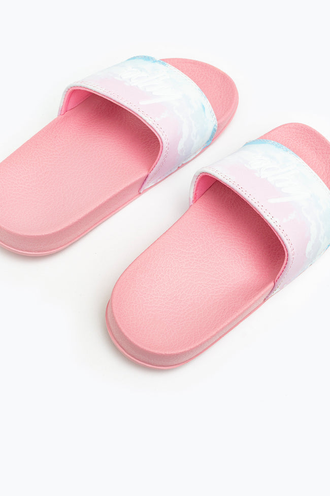 Hype Cloud Fade Kids Sliders