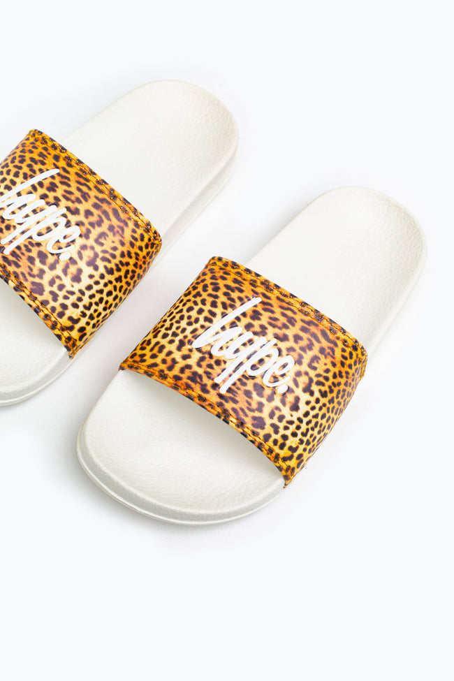 Hype Leopard Kids Sliders