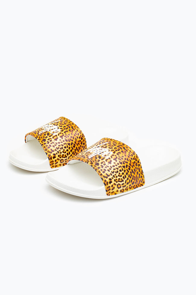 HYPE LEOPARD KIDS SLIDERS