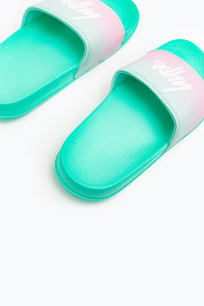 Hype Mint Speckle Fade Kids Sliders