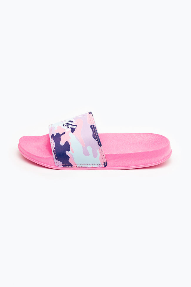 Hype Pastel Camo Kids Sliders