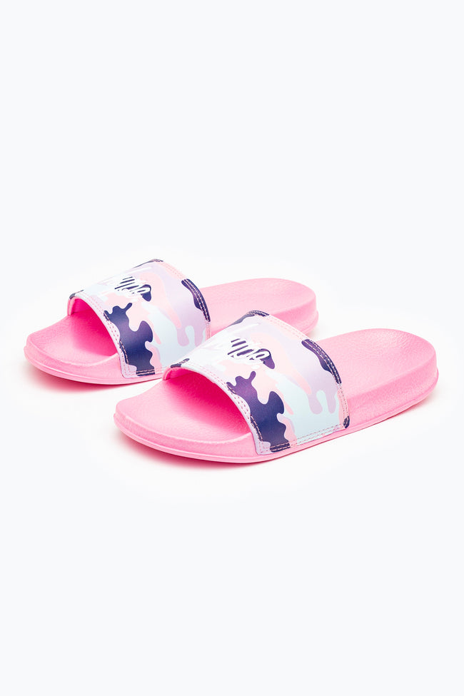 HYPE PASTEL CAMO KIDS SLIDERS