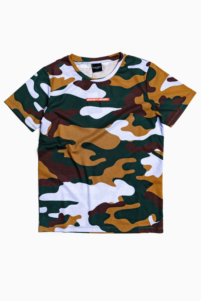 SOCIETY SPORT FOREST CAMO T-SHIRT