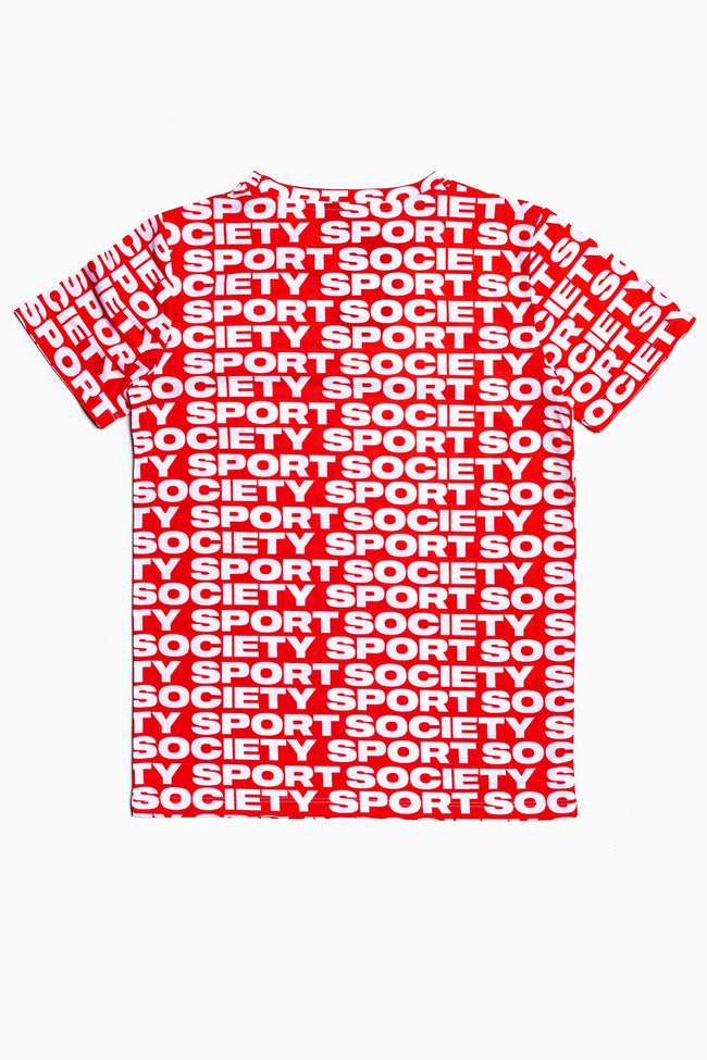 Society Sport Red Logo T-Shirt