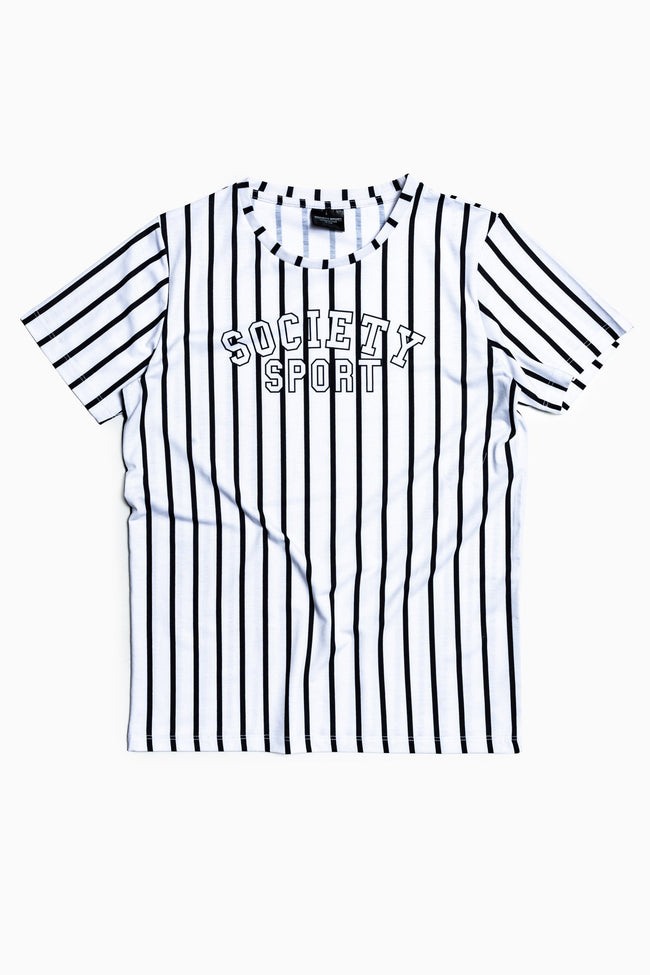 SOCIETY SPORT INVERT STRIPE T-SHIRT