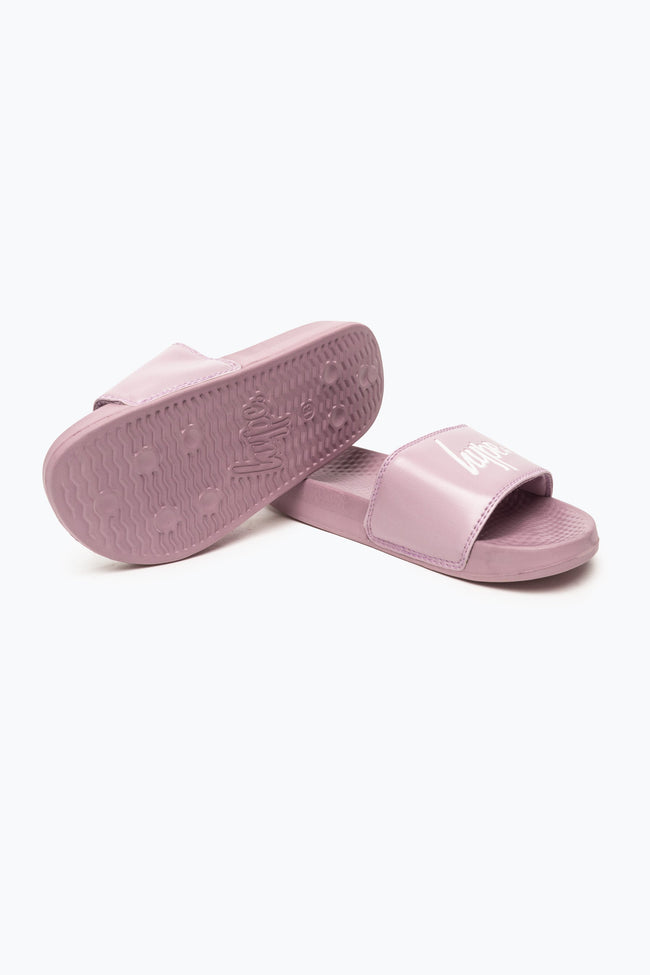 HYPE KIDS UNISEX LILAC DUSKY LILAC SLIDERS