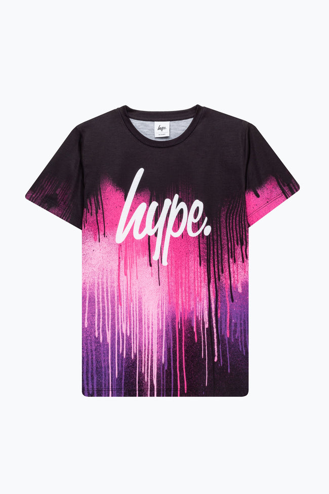 HYPE GIRLS PINK PRINTED 3 PACK T-SHIRTS