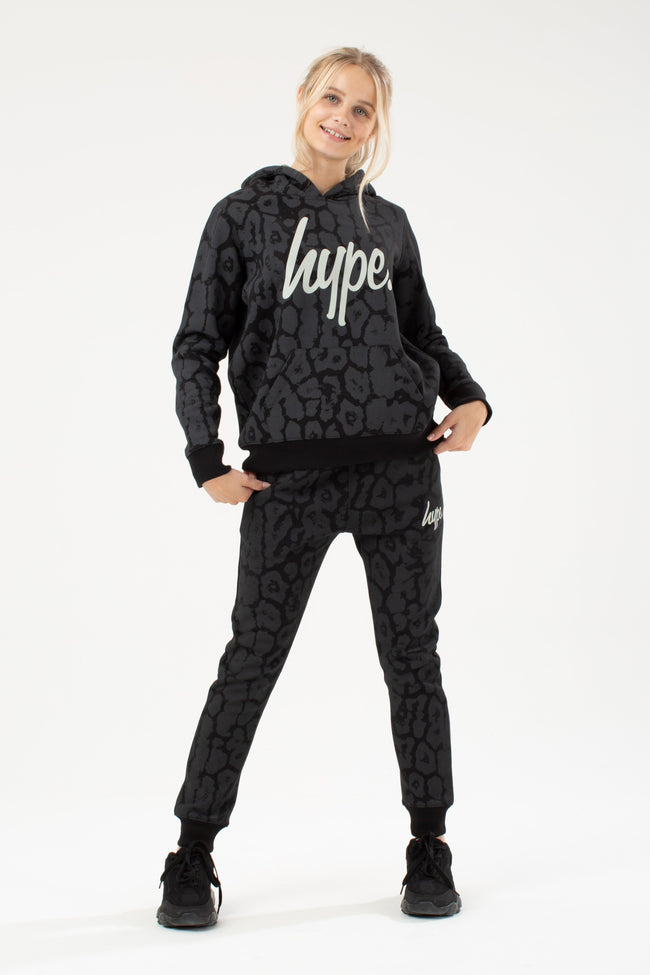 HYPE TONAL LEOPARD GIRLS TRACKSUIT