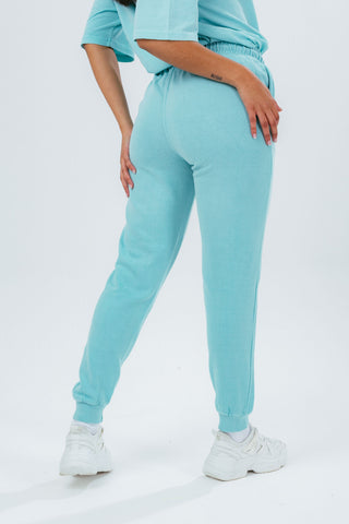 HYPE WASHED MINT SCRIBBLE LOGO WOMEN'S JOGGERS