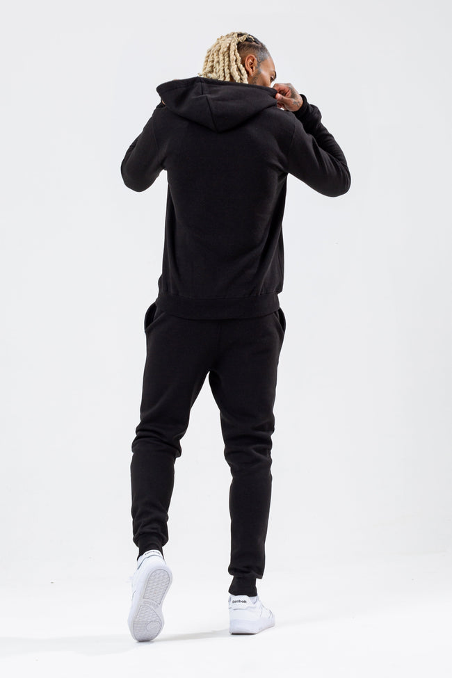 HYPE BLACK TONAL TAPE SCRIBBLE LOGO MEN'S JOGGERS