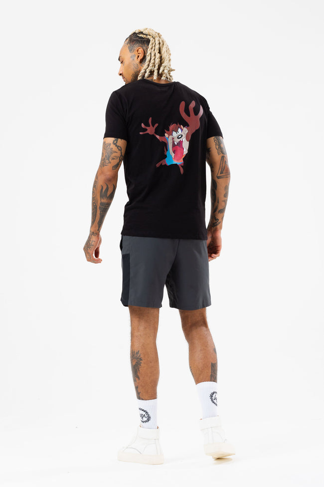 SPACE JAM X HYPE. BLACK SCRIBBLE LOGO MEN'S T-SHIRT