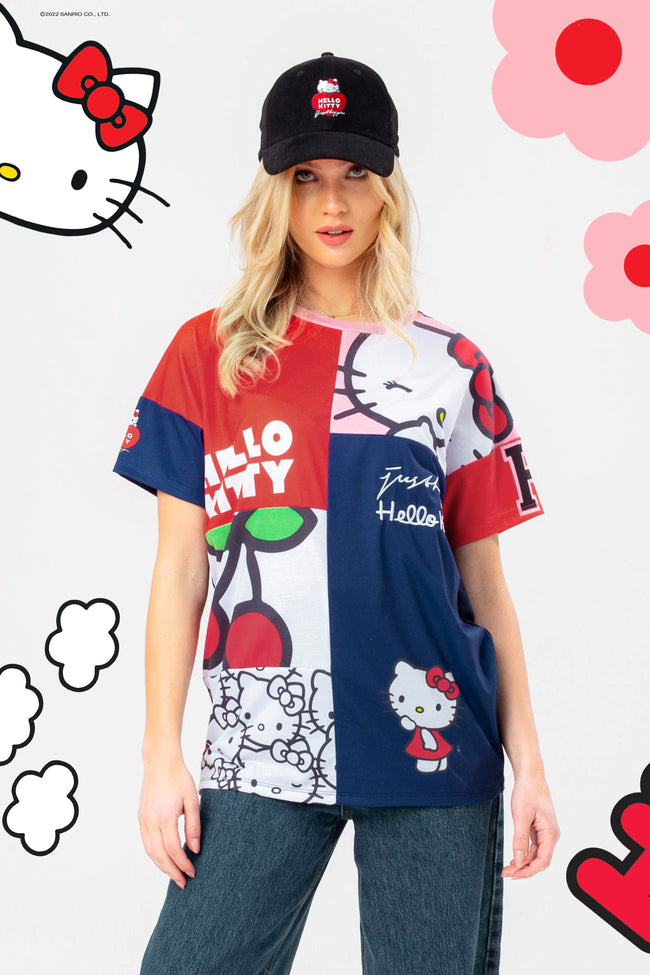 HYPE X HELLO KITTY CUT AND SEW WOMENS T-SHIRT