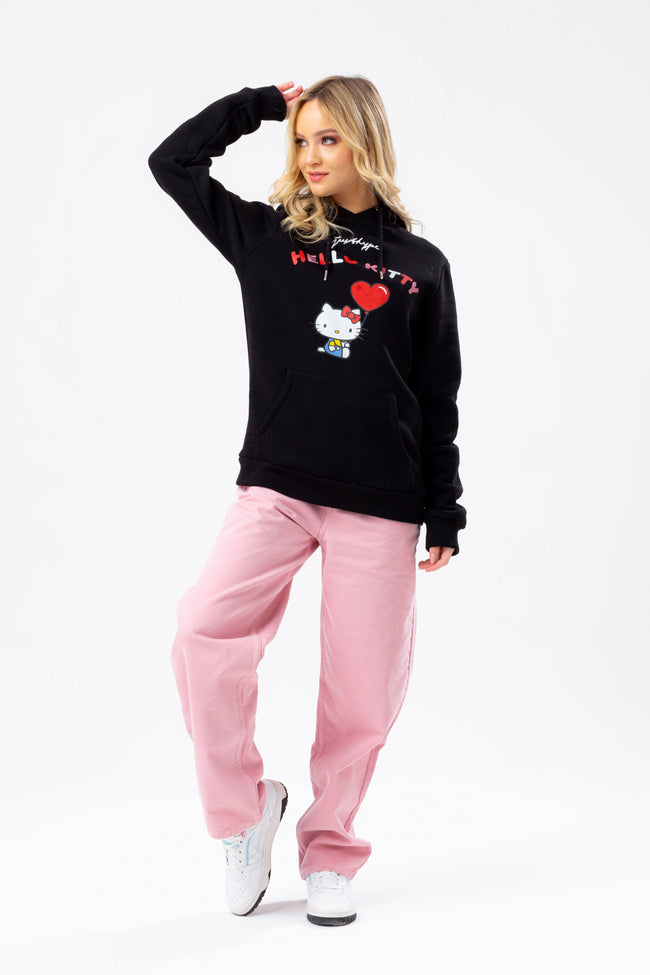 HYPE X HELLO KITTY BLACK BALLOON HOODIE