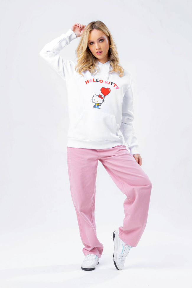 HYPE X HELLO KITTY WHITE BALLOON HOODIE