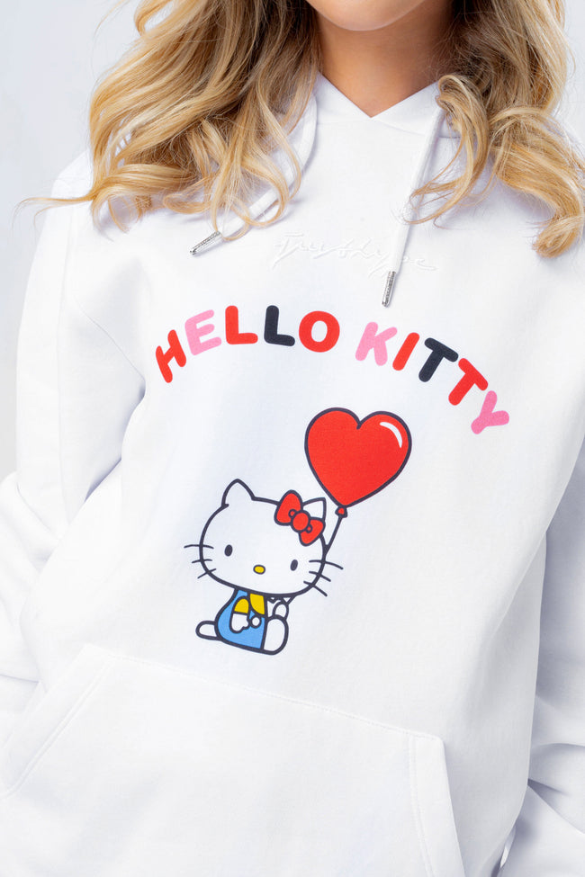 HYPE X HELLO KITTY WHITE BALLOON HOODIE