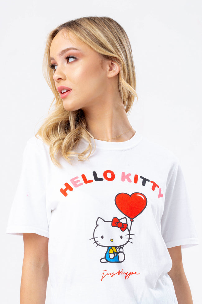 HYPE X HELLO KITTY WHITE BALLOON T-SHIRT