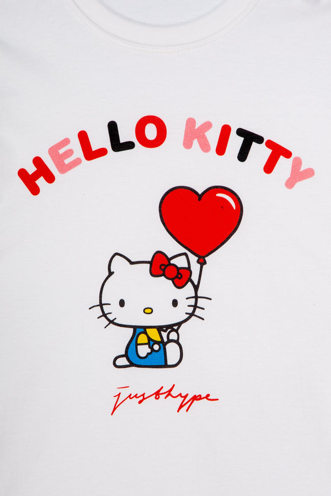 HYPE X HELLO KITTY WHITE BALLOON T-SHIRT