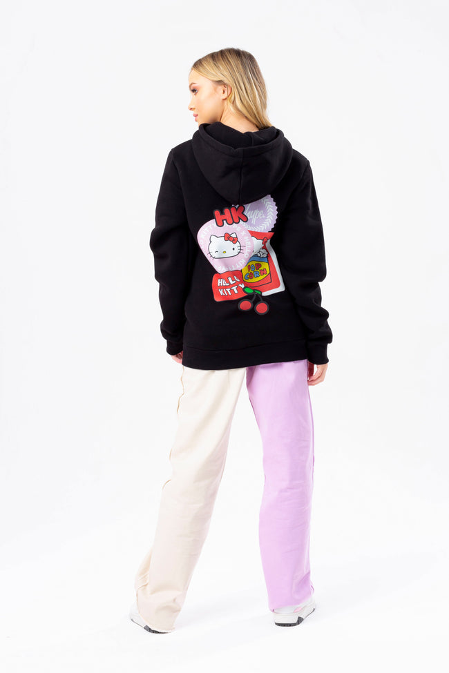 HYPE X HELLO KITTY BLACK BADGE HOODIE