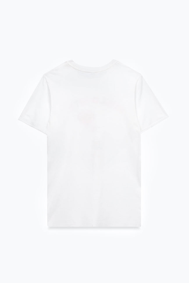 HYPE X HELLO KITTY WHITE LOGO BRANDED WOMENS T-SHIRT