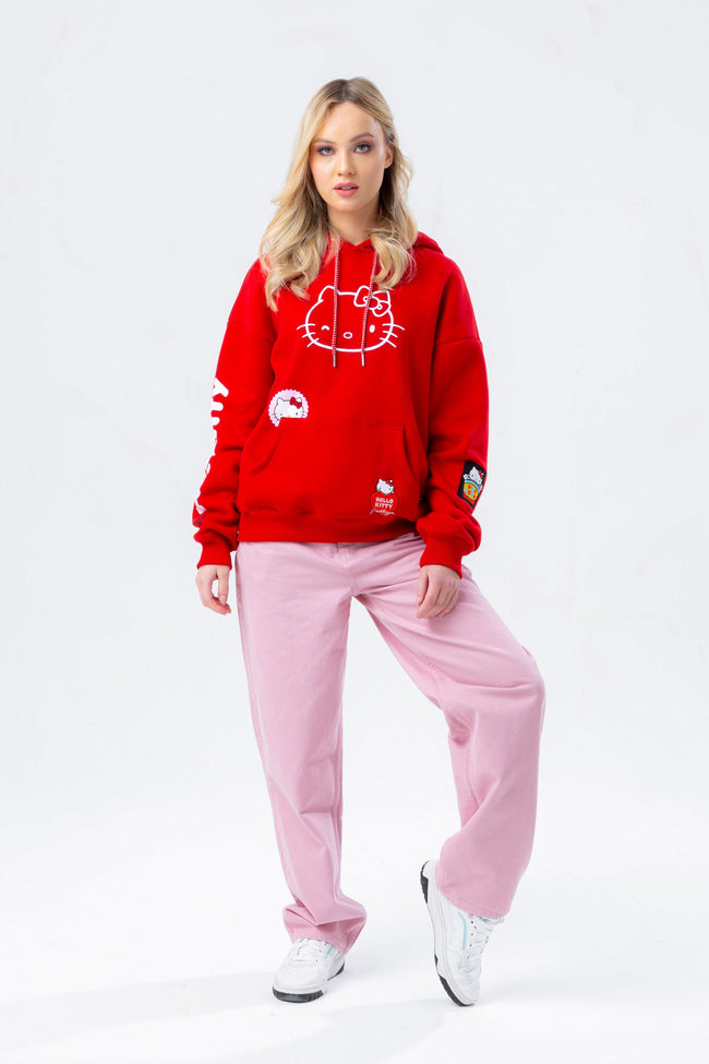 HYPE X HELLO KITTY BADGE HOODIE