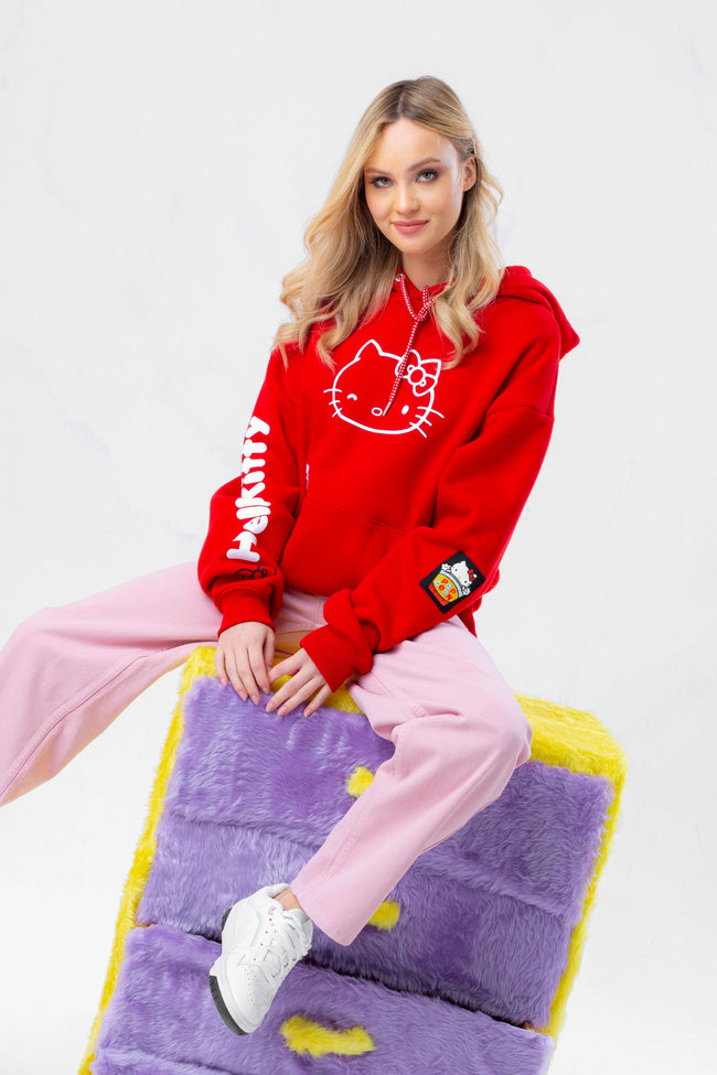 HYPE X HELLO KITTY BADGE HOODIE