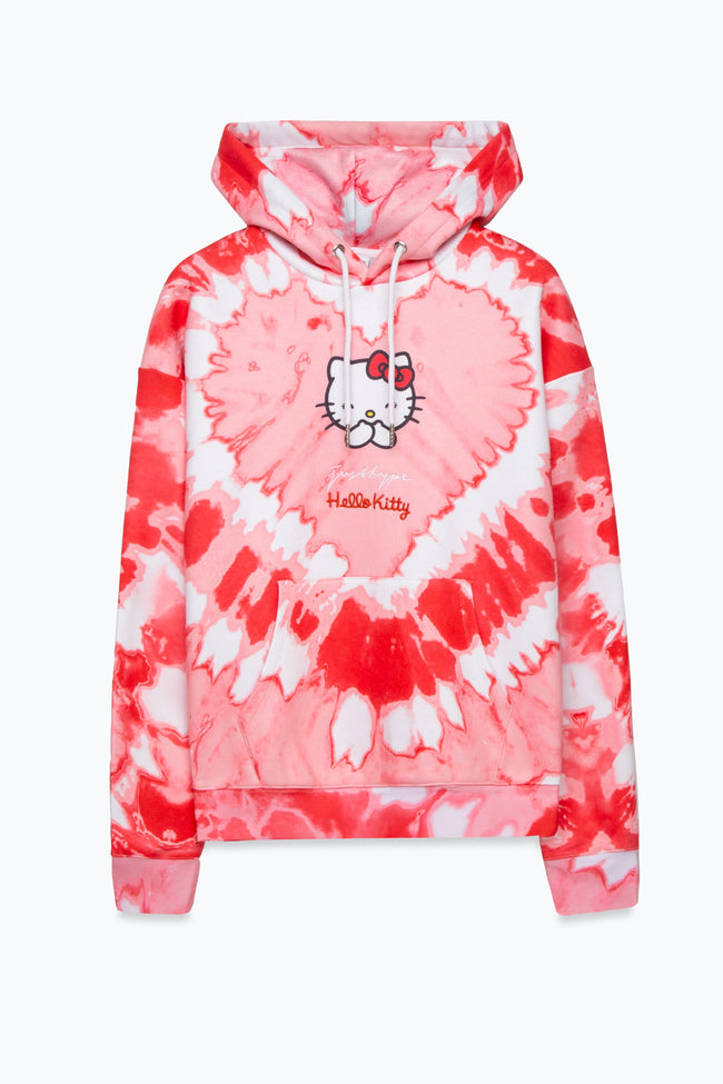 HYPE X HELLO KITTY TIE DYE HOODIE