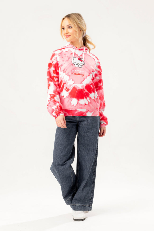 HYPE X HELLO KITTY TIE DYE HOODIE