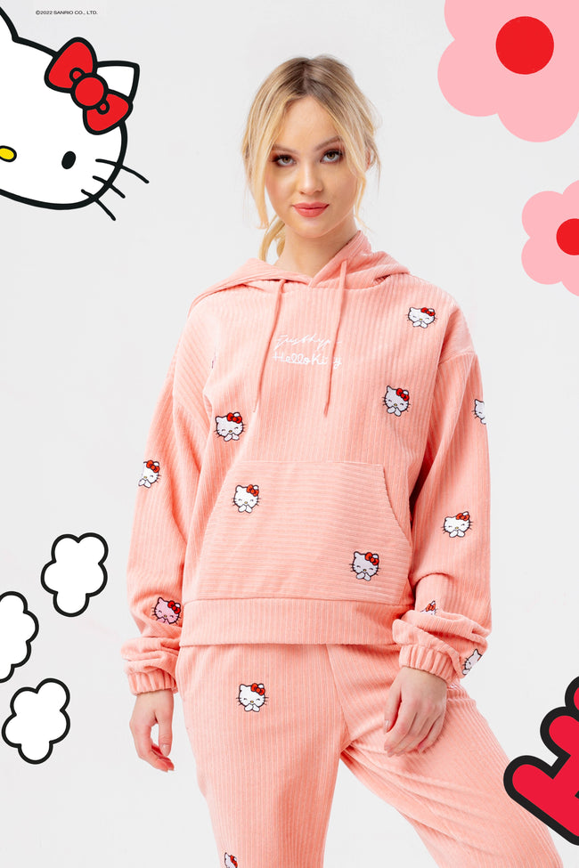 HYPE X HELLO KITTY CORD WOMENS HOODIE