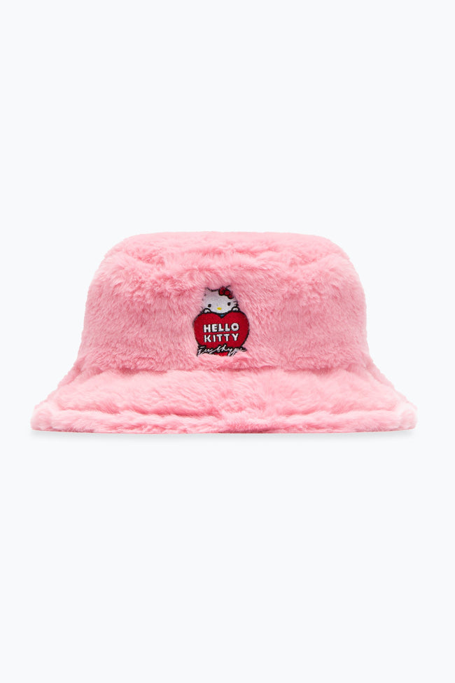 HYPE X HELLO KITTY FUR BUCKET HAT