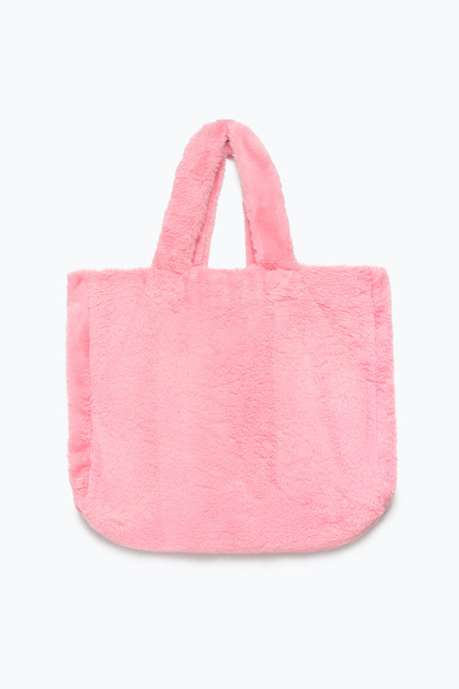 HYPE X HELLO KITTY PINK FUR TOTE BAG