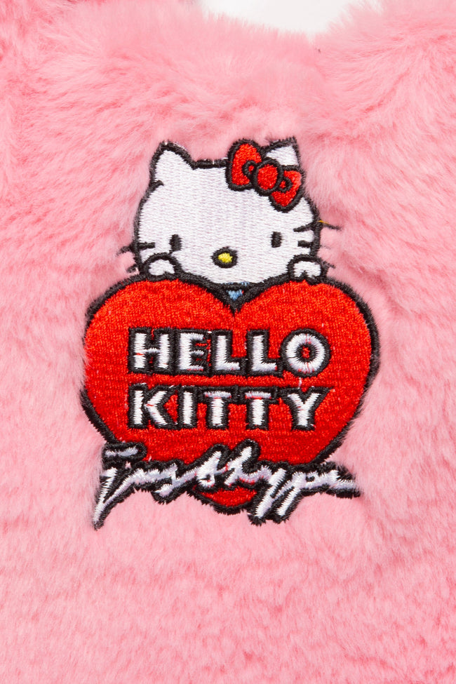 HYPE X HELLO KITTY PINK FUR TOTE BAG