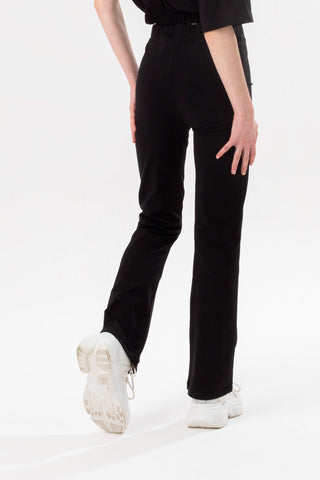 HYPE GIRLS BLACK SCRIPT FLARES