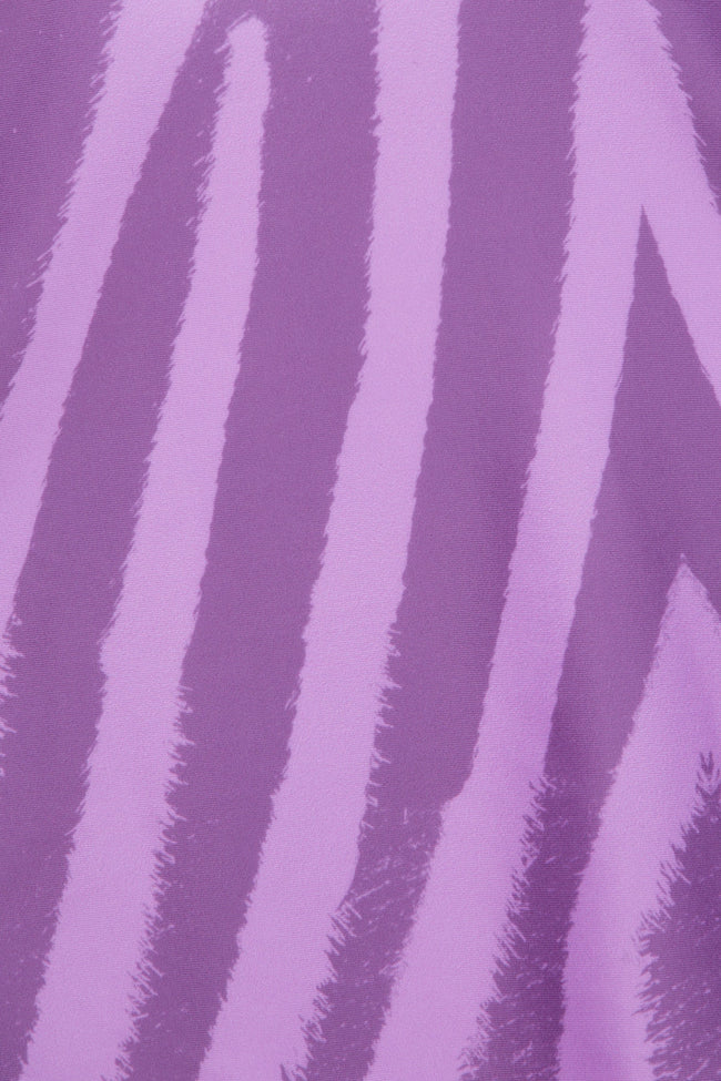 HYPE GIRLS PURPLE ZEBRA SWIMSUIT