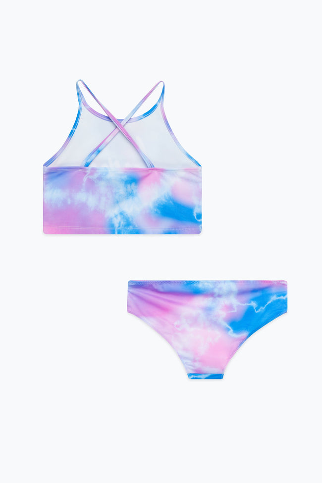 HYPE GIRLS TIE DYE PINK BIKINI