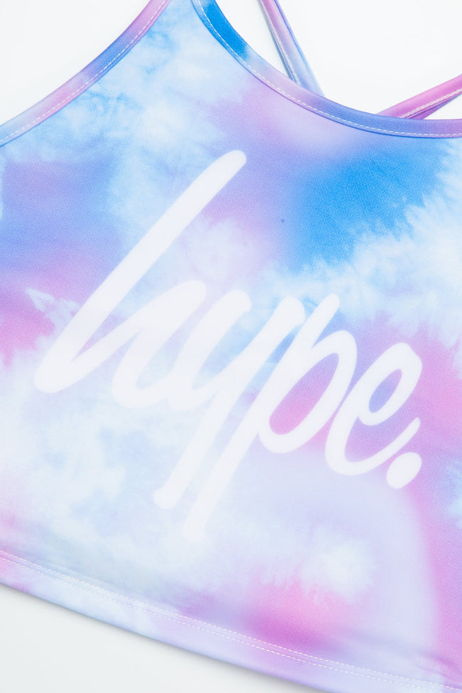 HYPE GIRLS TIE DYE PINK BIKINI