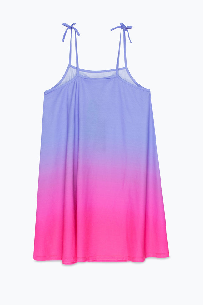 HYPE GIRLS PINK TO LILAC FADE BEACH DRESS