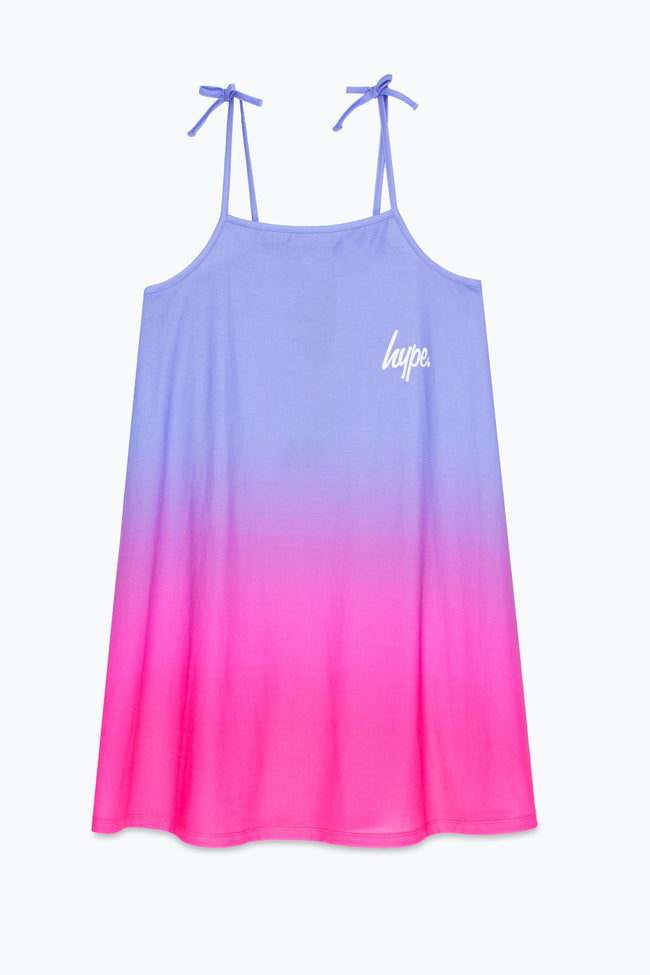 HYPE GIRLS PINK TO LILAC FADE BEACH DRESS