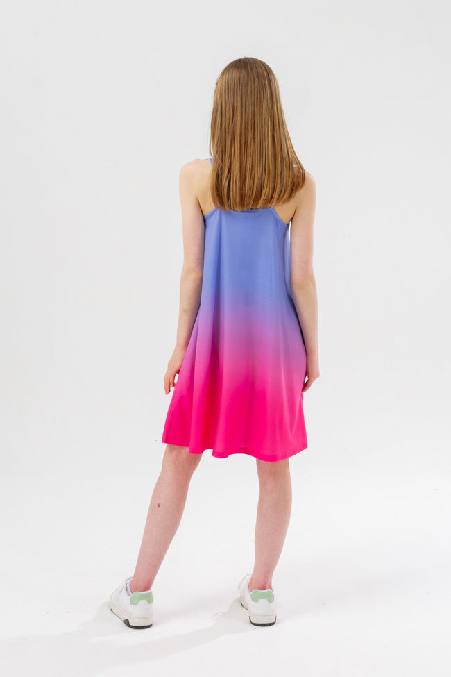 HYPE GIRLS PINK TO LILAC FADE BEACH DRESS