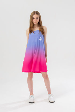 HYPE GIRLS PINK TO LILAC FADE BEACH DRESS