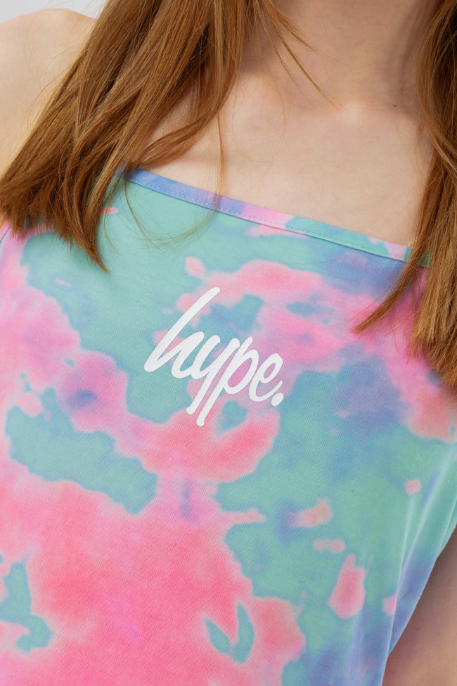 HYPE GIRLS TIE DYE BEACH DRESS